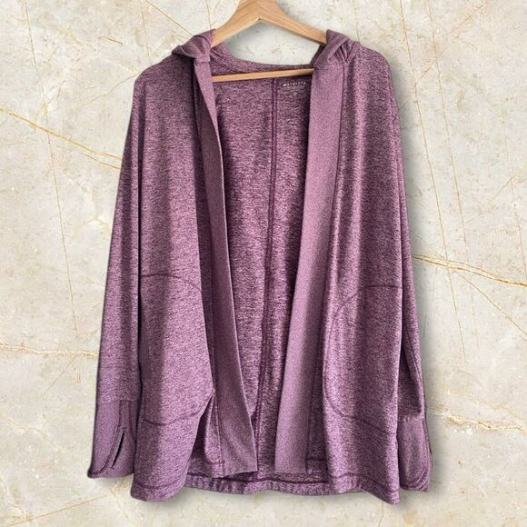 Athleta Upbeat Tempo Hooded Cardigan Wrap! - Picture 3 of 7